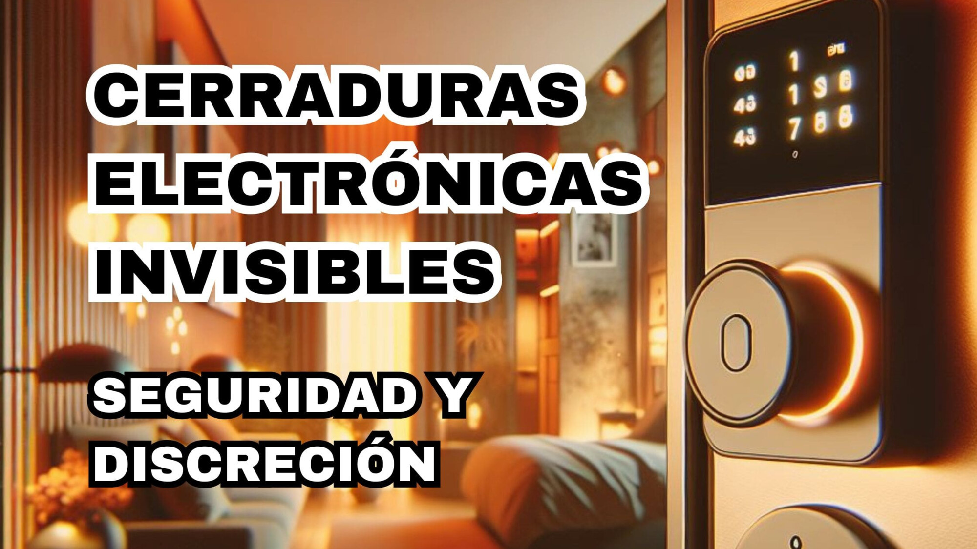 Post: Cerradura Electrónica Cerraduras Electrónicas Invisibles para Apartamentos Turísticos | Seguridad y Discreción