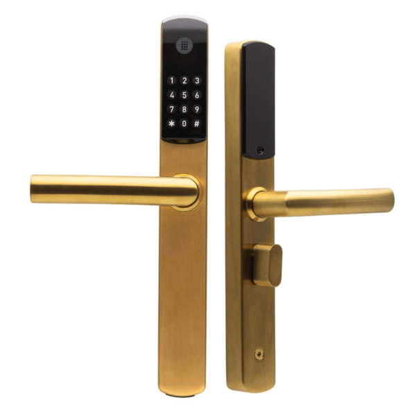 Cerradura electrónica - SLIM Code Dorado