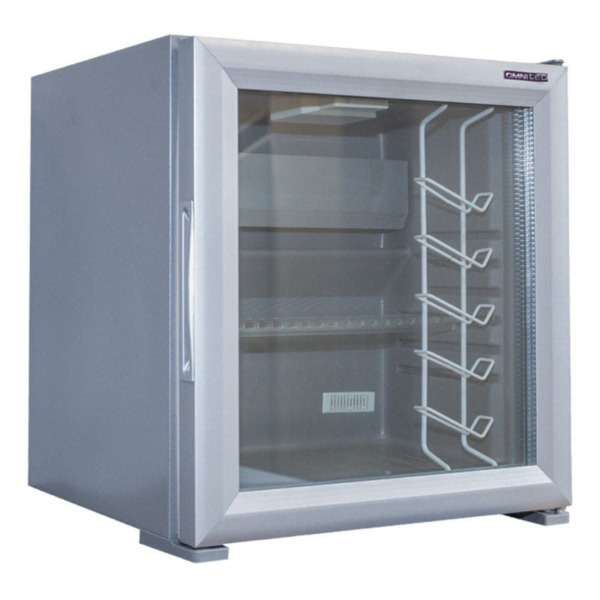 Minibar A40 Puerta Cristal (PLATA)