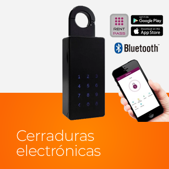 Gracias a las cerraduras electrónicas, los huéspedes y trabajadores pueden abrir la puerta con su smartphone o con un código que reciben. Apertura desde cualquier parte del mundo con los dispositivos conectados.